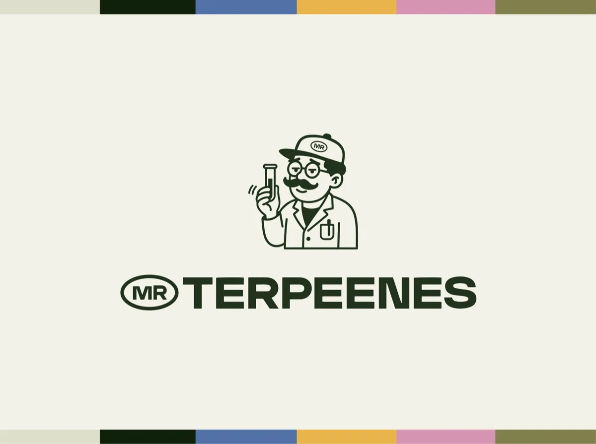 Mr Terpeenes: logo and brand identity