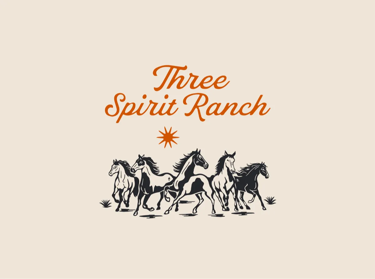 Three Spirit Ranch: logo and brand identity